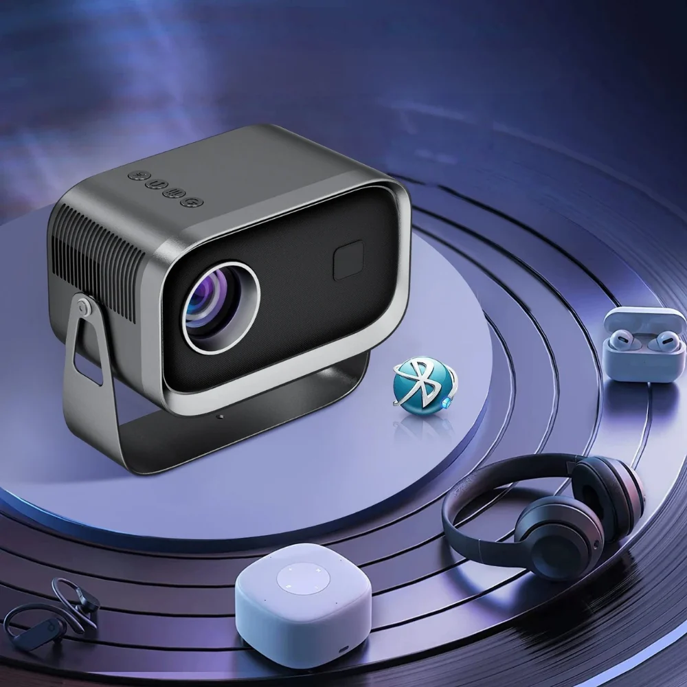 Portable Projector Mini 4K Projector Compact Lightweight - Image 4